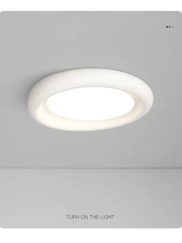 White Cream LED Ceiling Lamp