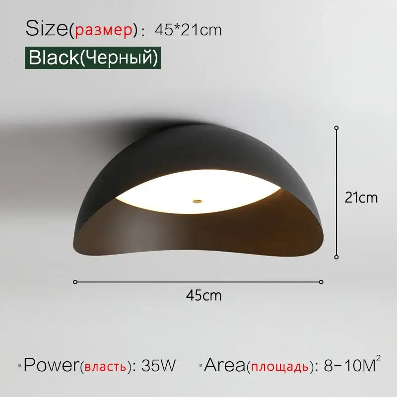 White Ingot Ceiling Lamp