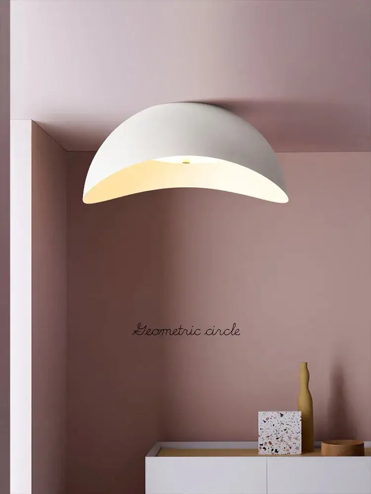 White Ingot Ceiling Lamp