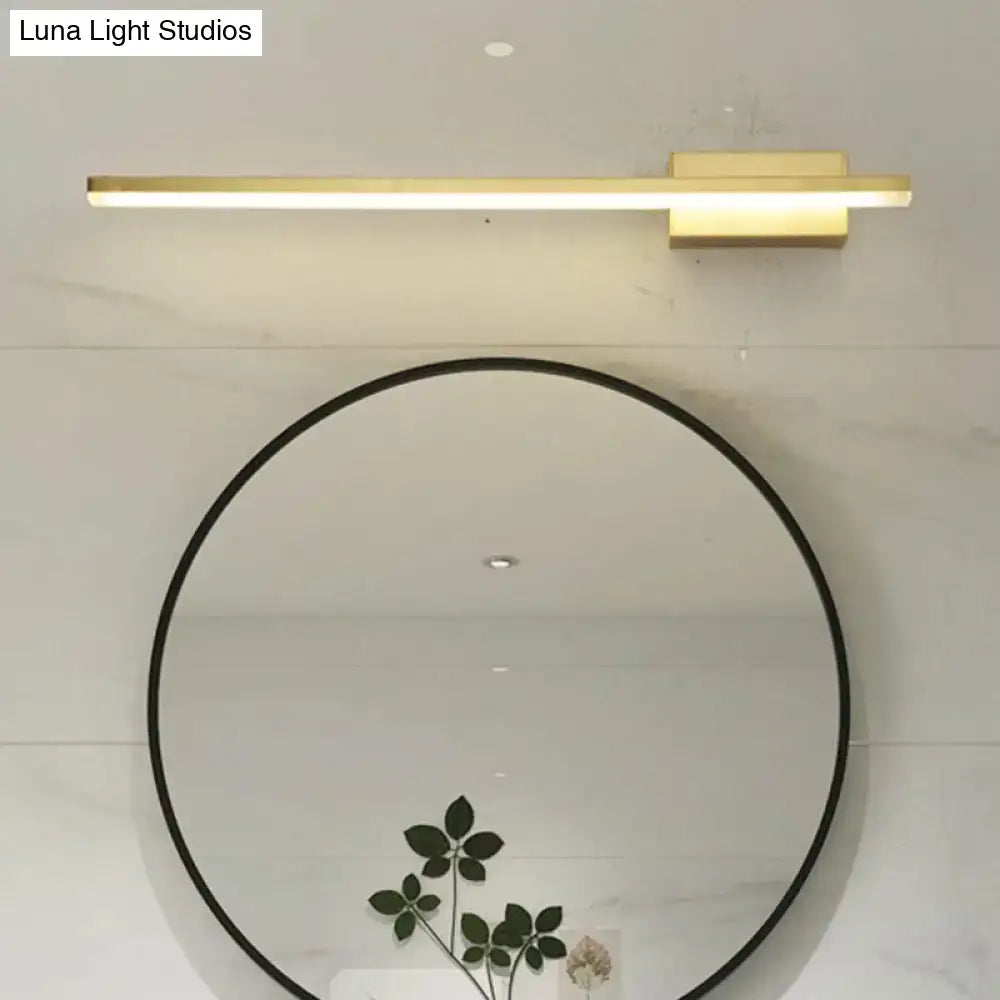 Gold LED Vanity Light