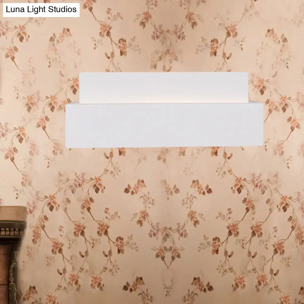 White Rectangular Wall Washer