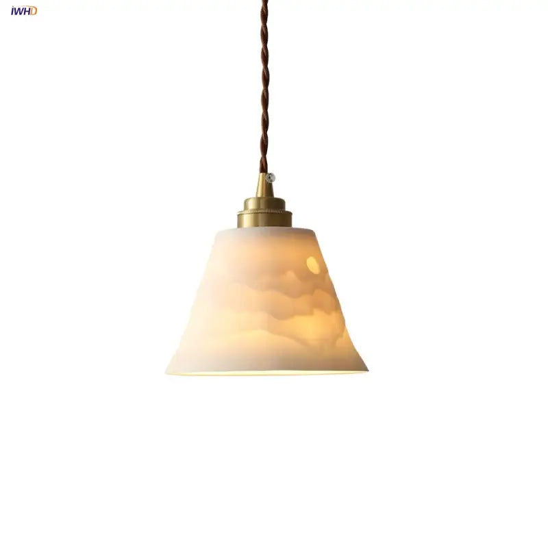 Ceramic Moon Pendant Lamp