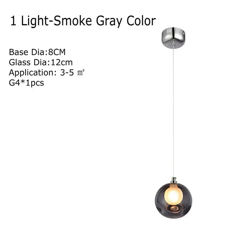 Multicolor Glass Chandelier