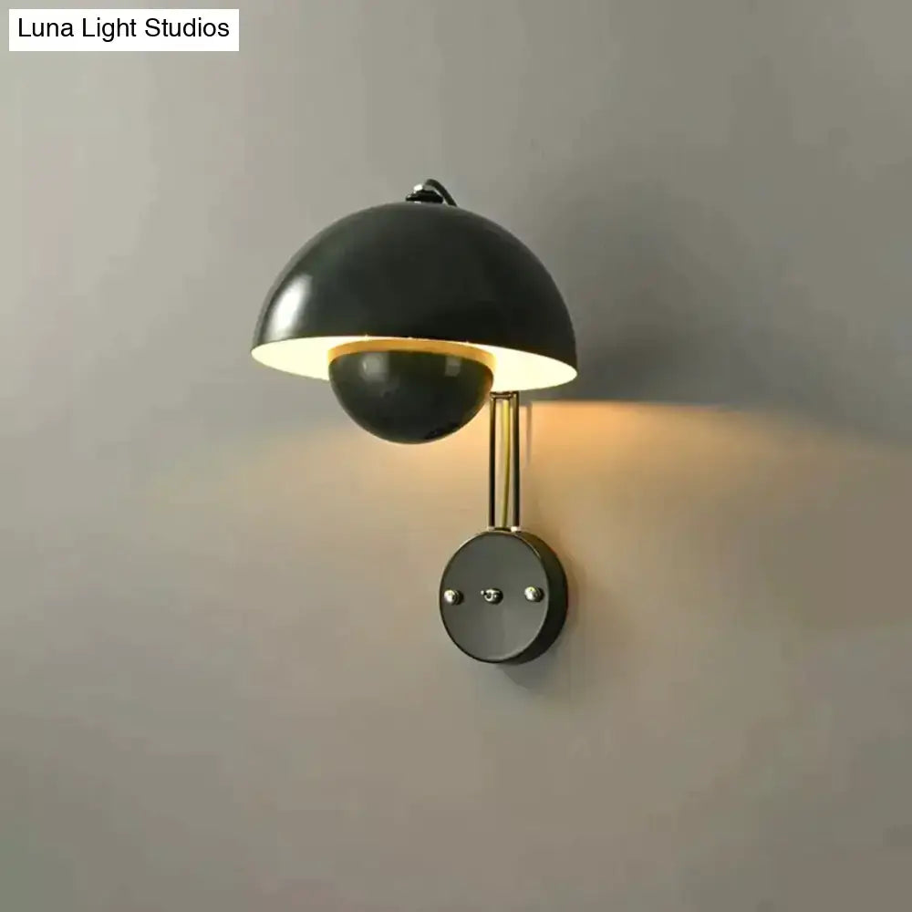 Brass Mushroom Wall Lamp