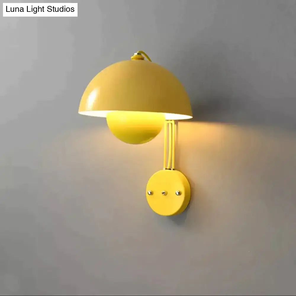 Brass Mushroom Wall Lamp