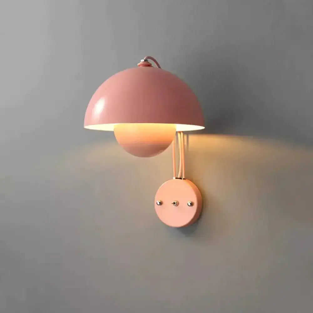 Brass Mushroom Wall Lamp