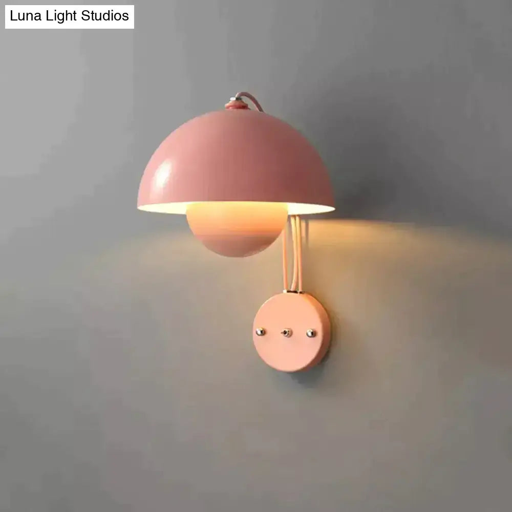 Brass Mushroom Wall Lamp