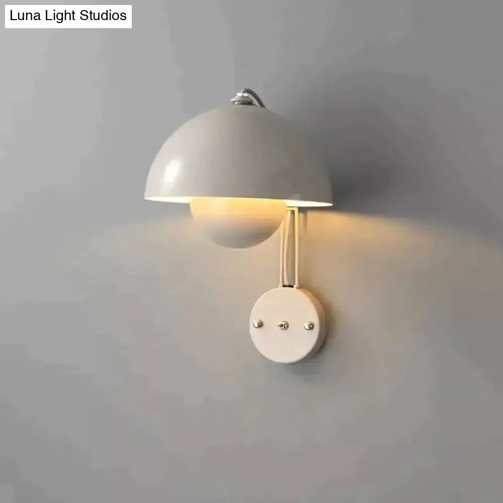 Brass Mushroom Wall Lamp