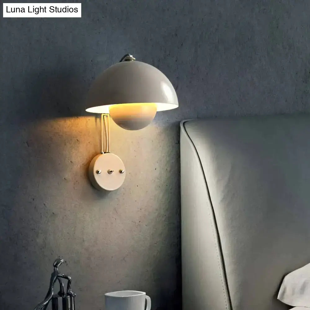 Brass Mushroom Wall Lamp