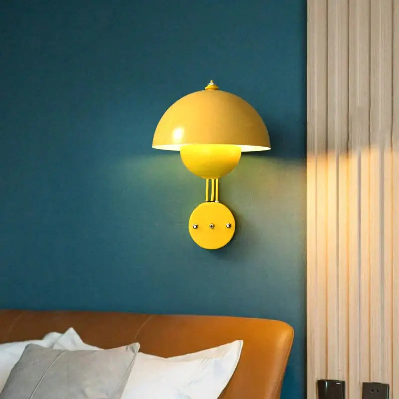 Brass Mushroom Wall Lamp