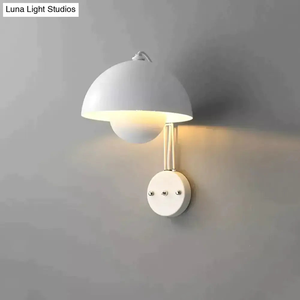 Brass Mushroom Wall Lamp