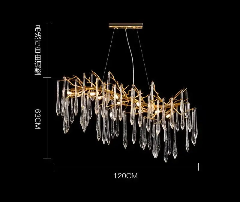 Crystal Bubble Pendant Light
