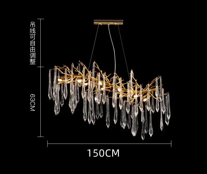 Crystal Bubble Pendant Light