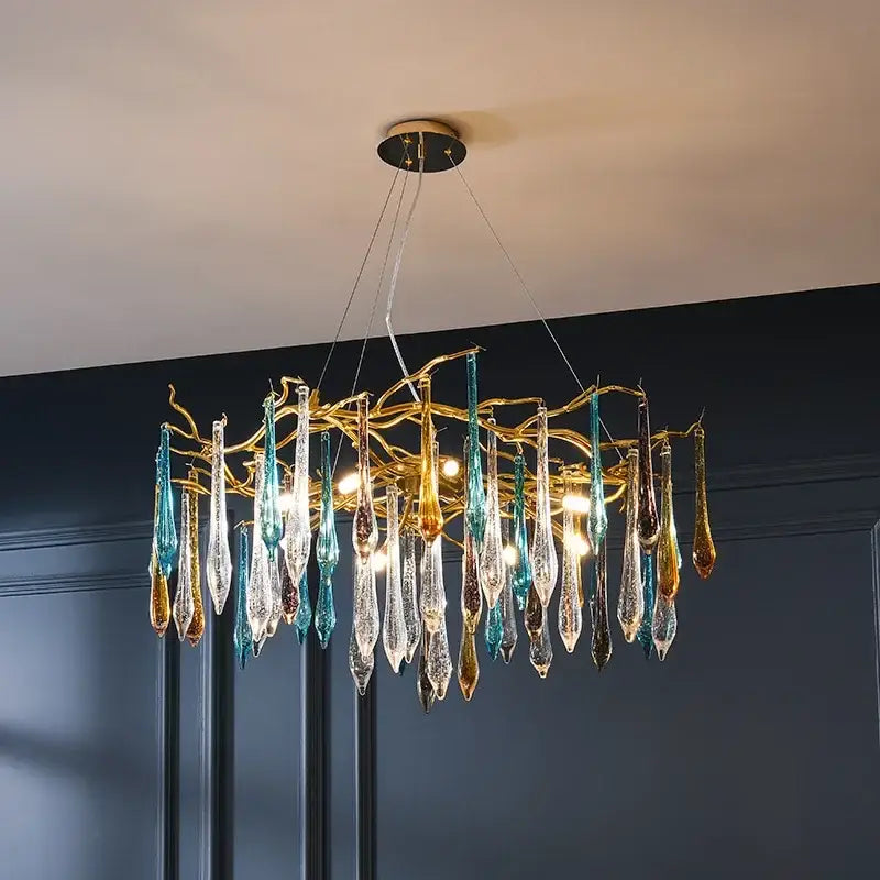 Crystal Bubble Pendant Light