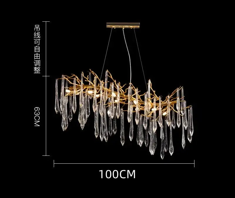 Crystal Bubble Pendant Light