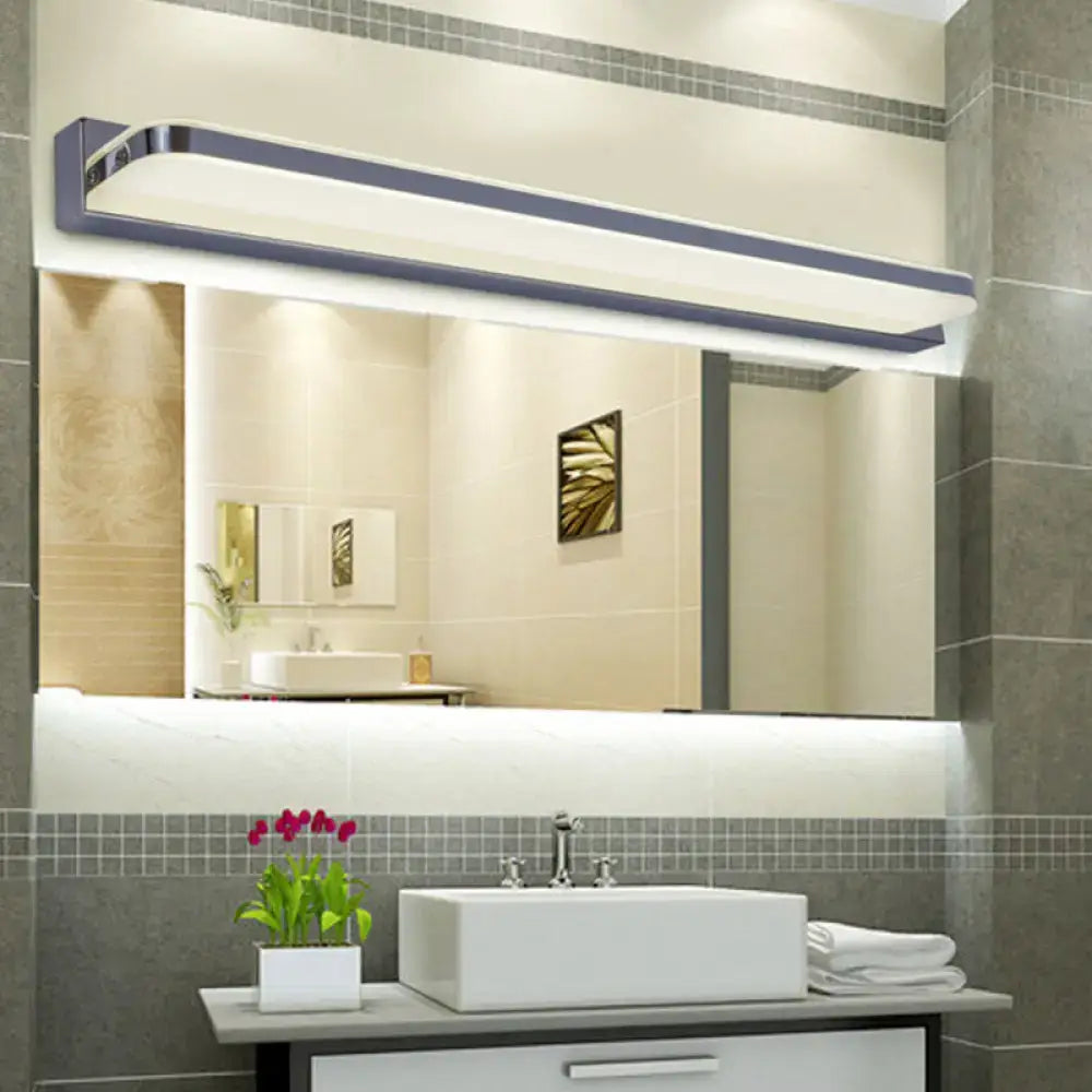 Nickel Modern Vanity Sconce