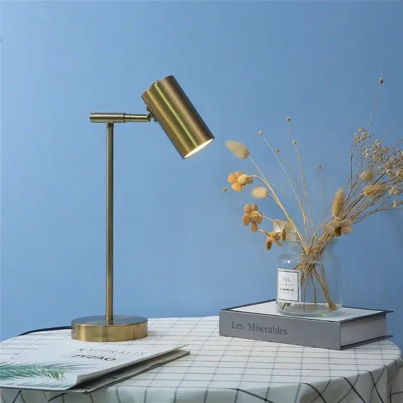 Brass Adjustable Table Lamp