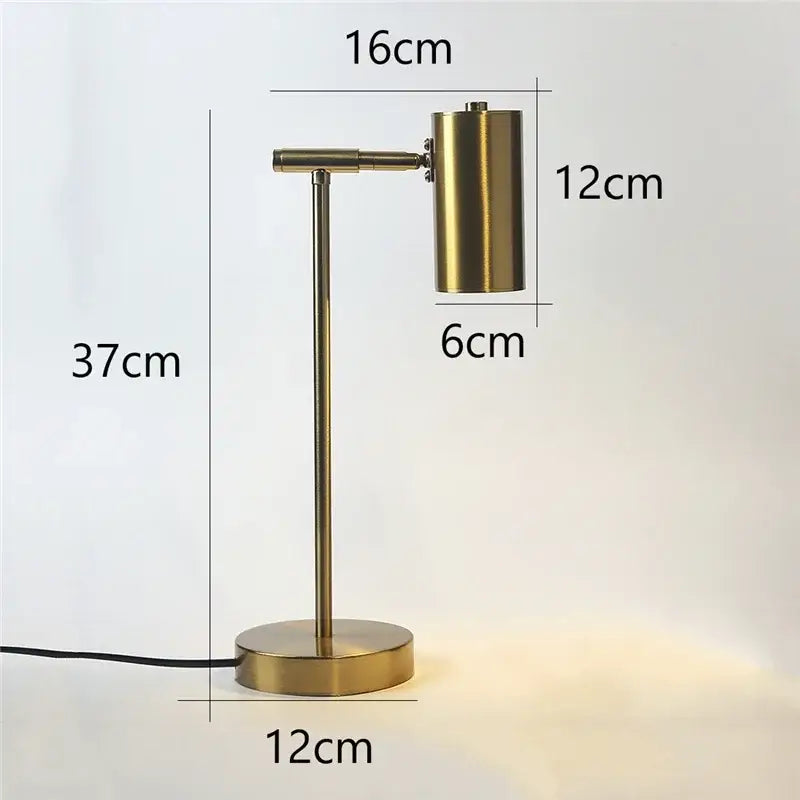 Brass Adjustable Table Lamp