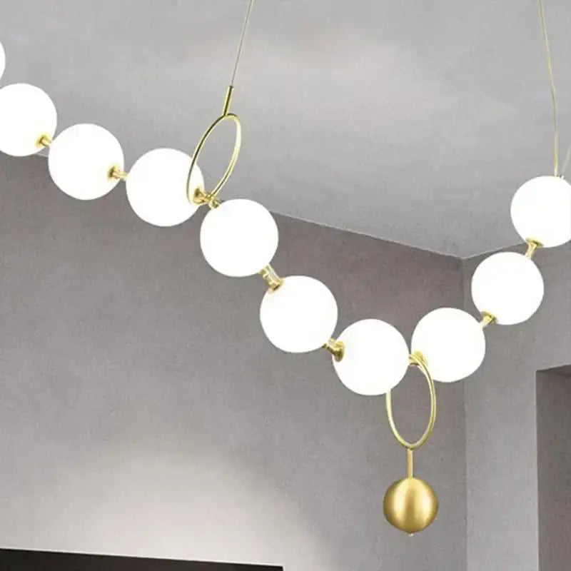 Gold White LED Chandelier