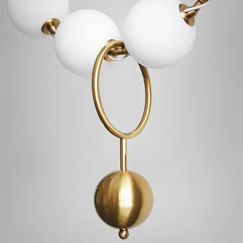 Gold White LED Chandelier