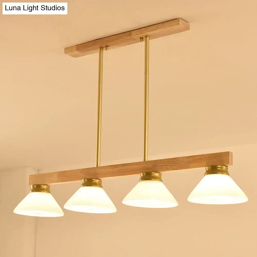 Gold Black Linear Pendant