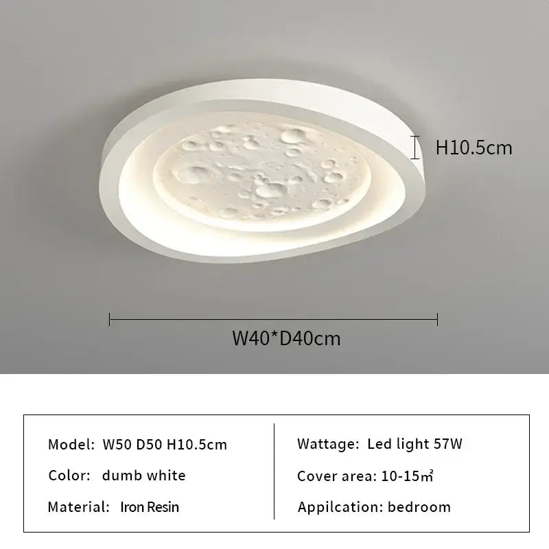 White Nordic Ceiling Lamp