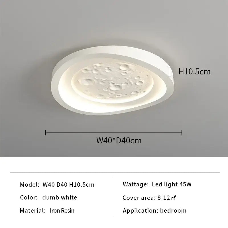 White Nordic Ceiling Lamp