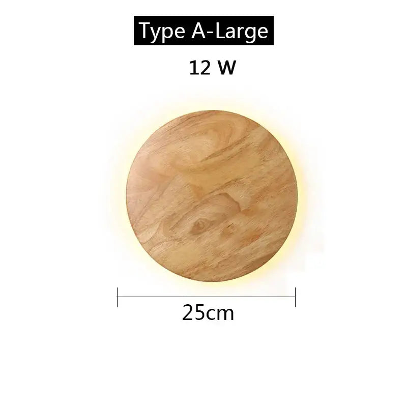 Wood Nordic Wall Sconce Large or Small Size