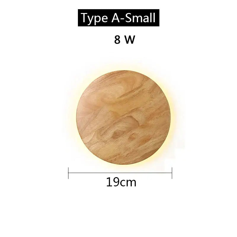 Wood Nordic Wall Sconce Large or Small Size