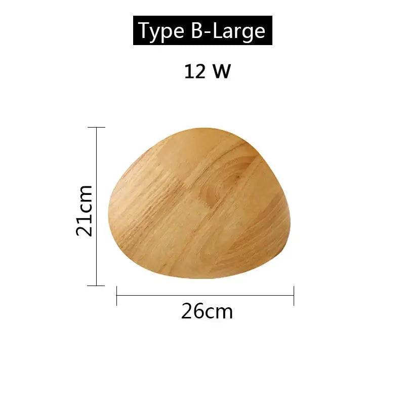 Wood Nordic Wall Sconce Large or Small Size