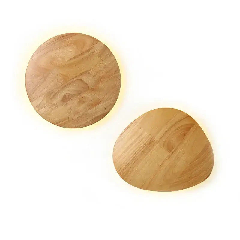 Wood Nordic Wall Sconce Large or Small Size