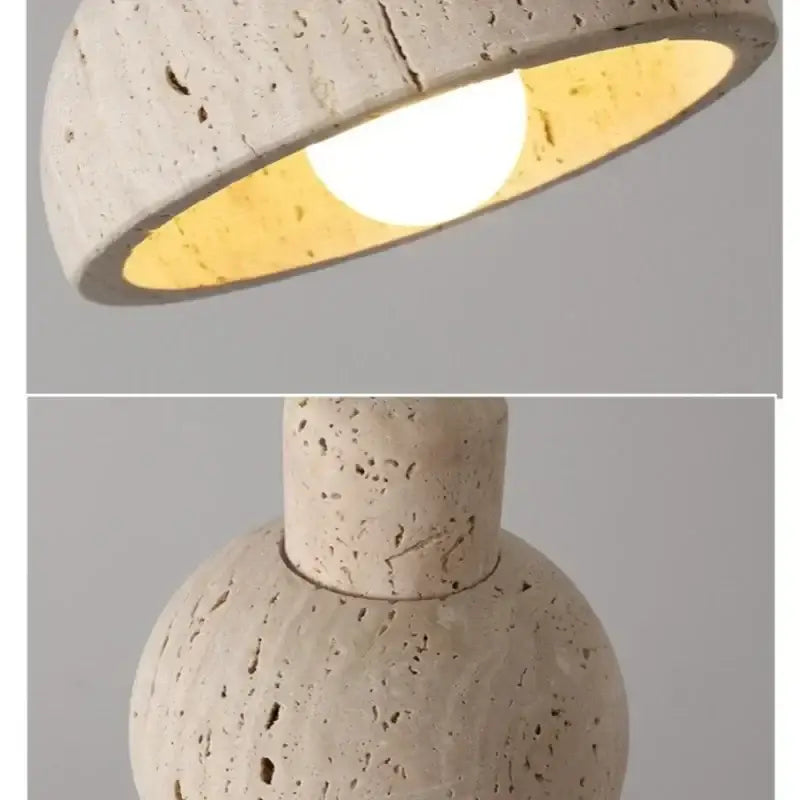 Yellow Stone Pendant Light