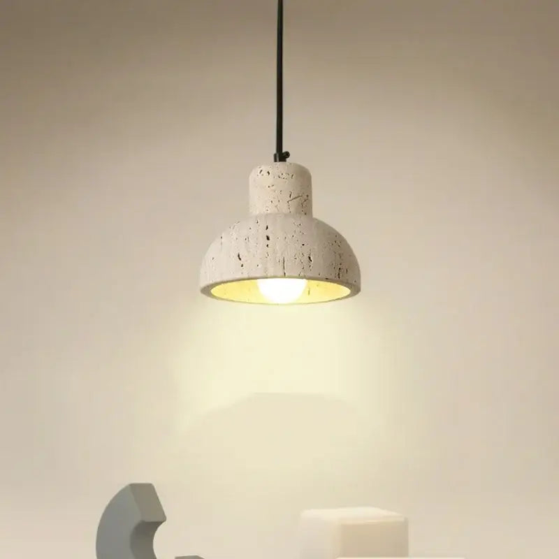 Yellow Stone Pendant Light