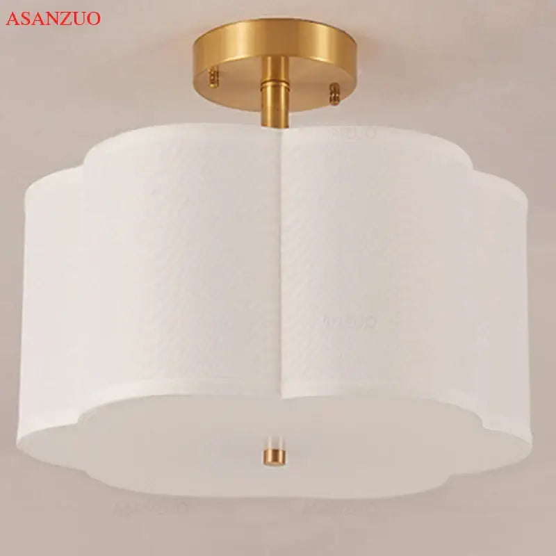 Textured Copper Ceiling Light