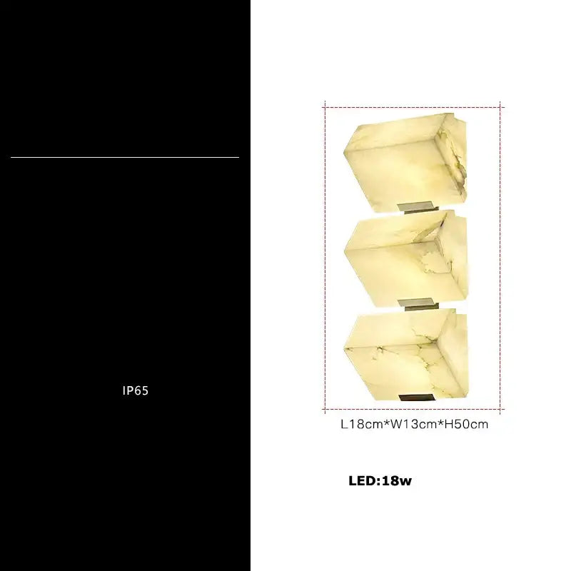 Onyx Amber LED Wall Sconce