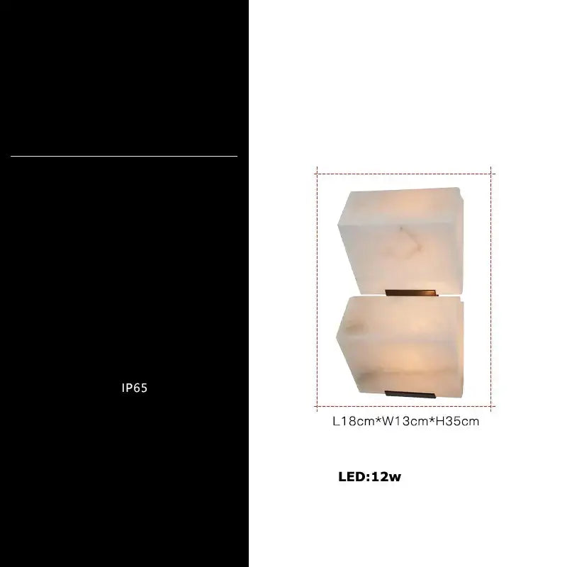 Onyx Amber LED Wall Sconce