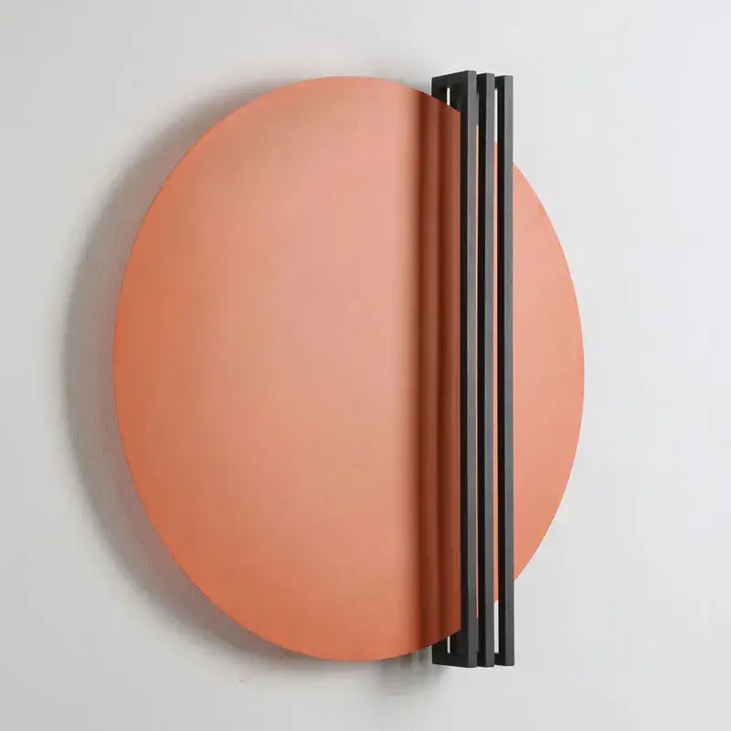 Black Circular Tricolor Wall Lamp