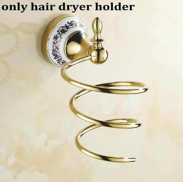 Gold Porcelain Bath Set