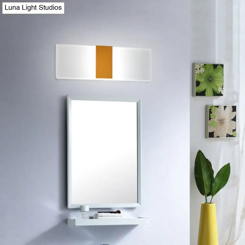 Metal Oval LED Sconce