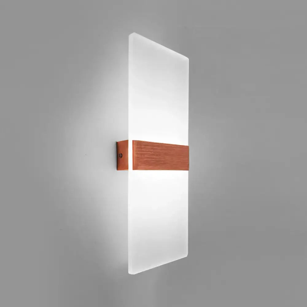 Metal Oval LED Sconce