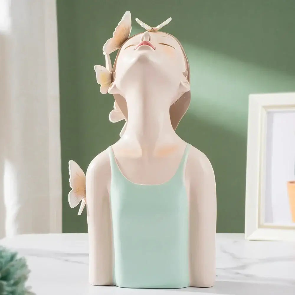 Resin Butterfly Girl Figurines