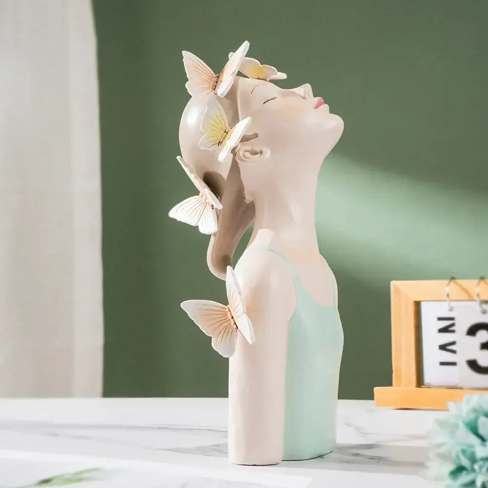 Resin Butterfly Girl Figurines