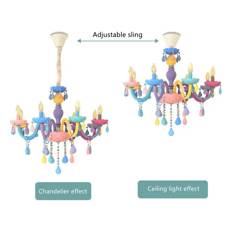 Macaron Crystal Chandelier
