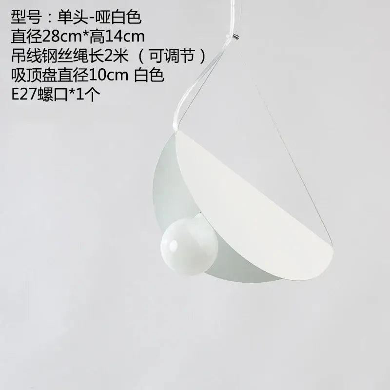Iron Geometric Industrial Pendant Light