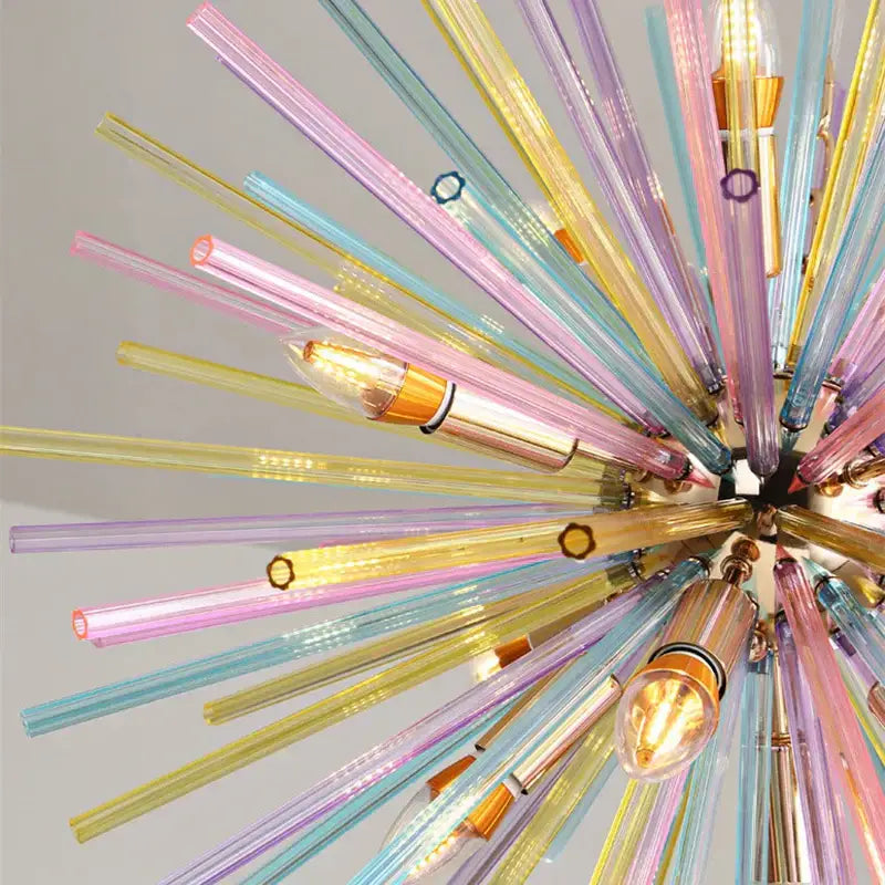 Glass Dandelion Pendant Light