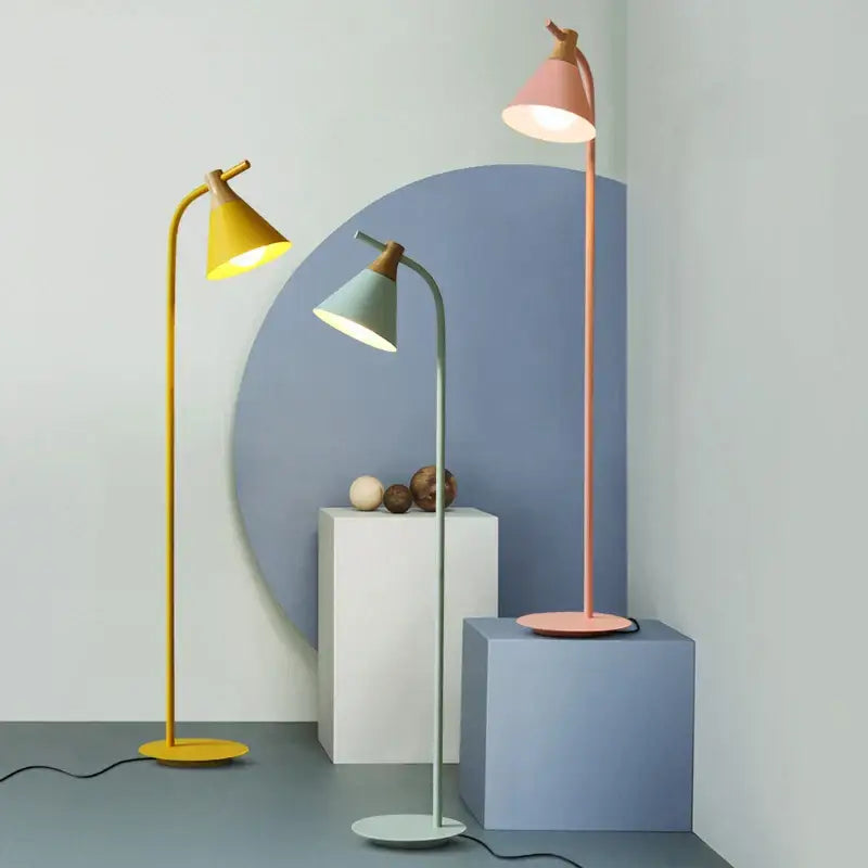 Iron Macaron Floor Lamp