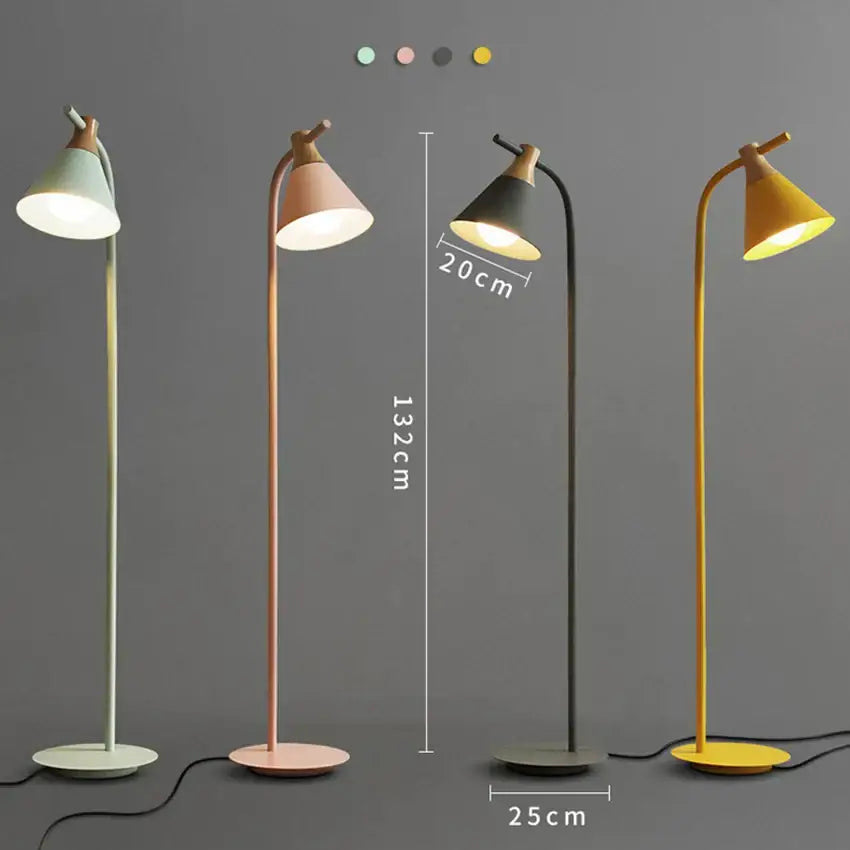 Iron Macaron Floor Lamp