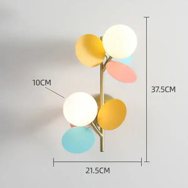 Acrylic Macaron Wall Lamp