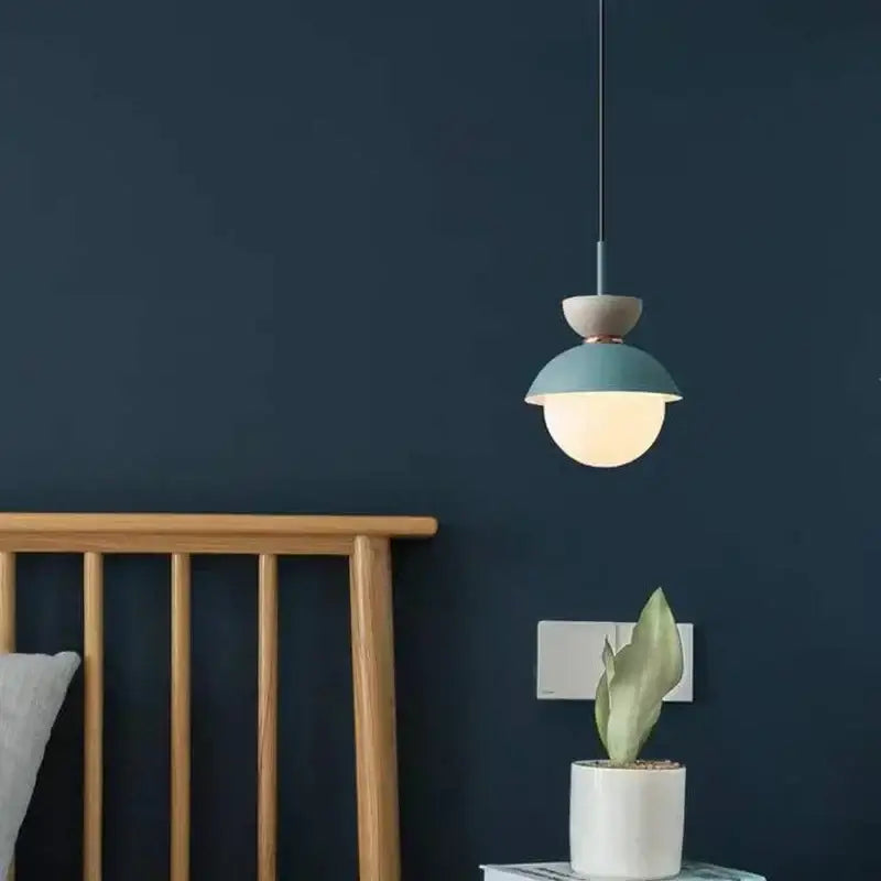 Ceramic Glass Ball Pendant