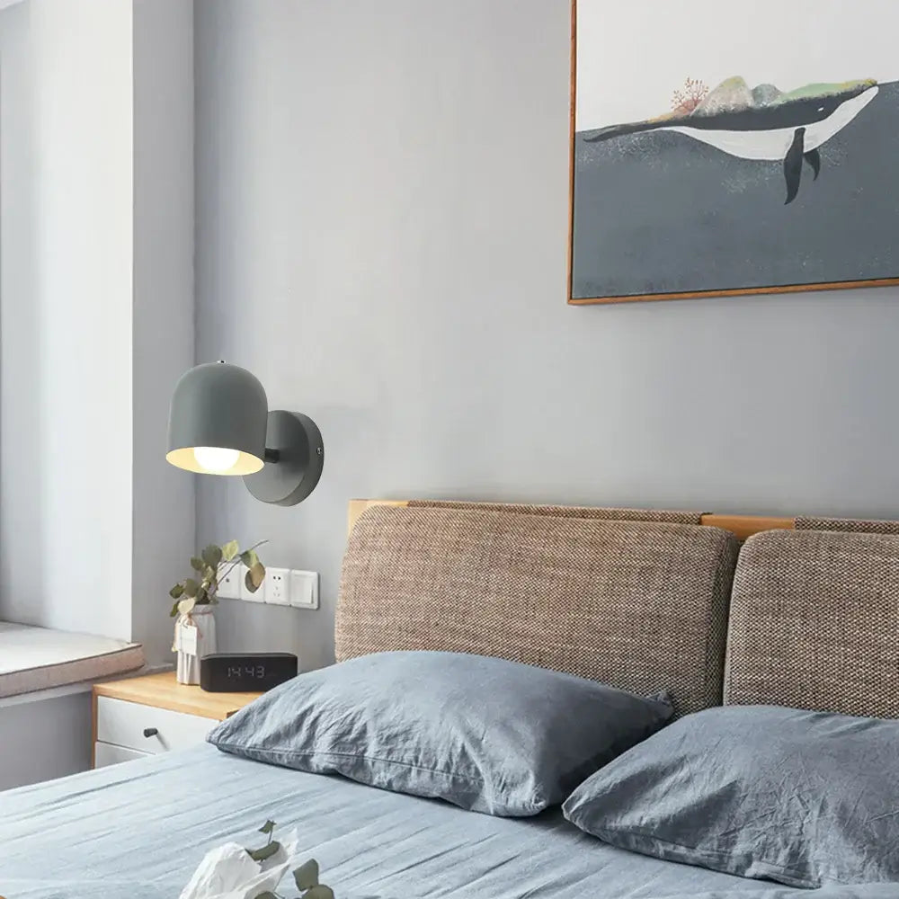 Matte Iron Wall Light
